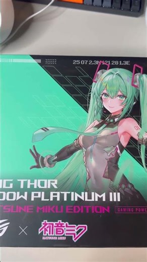 Hatsune Miku build is taking shape stay with me as each week as I get other part of the pc. #miku