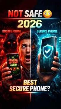 Most Secure Phone in 2026? iPhone FAILS… But This One Wins 😱 #Shorts