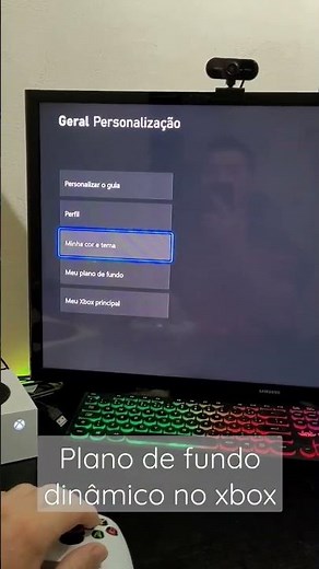 ✨ coloque agora um plano de fundo dinâmico no seu xbox!