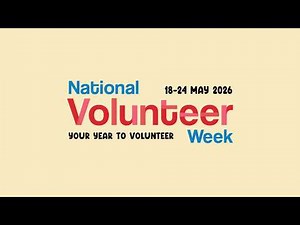 National Volunteer Week 2026 - YOUR YEAR TO VOLUNTEER