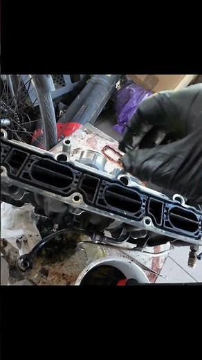 Zip Ties Intake Valves and Manifold Cleaning #tfsi #tsi #audi