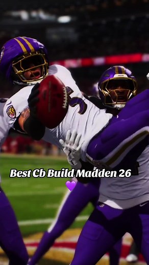 Best CornerBack Build In Madden 26💜🤍💛#fyp #fyppp #madden26 #madden #ravens