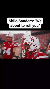 Shilo Sanders at the Pregame Coin Toss to Ty Robinson: "We about to roll you" Didn't exactly work out how he wanted it. Everyone needs to go watch the Nebraska Huskers Chasing 3 here: https://x.com/HuskerFootball/status/1834049971823300673?t=wtd-r9IKRe9hkfirBePUCw&s=19 | The HuskGuys