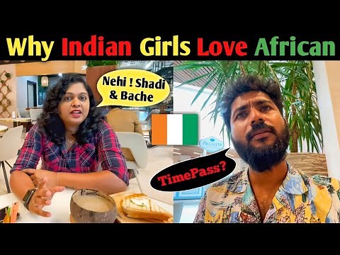 Indian Girl & African Boy ❤️ Couple In Ivory Coast 🇨🇮 Abdijan