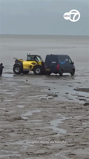An Amazon delivery van needed to be rescued after its driver steered it onto some “dangerous’” mudflats. The Southend coast guard said the driver had followed a GPS route onto The Broomway – a 600-year-old path out into the Thames Estuary – in an attempt to reach Foulness Island. “The route is not for vehicles and should only be walked on with a guide who knows the mudflats,” the coast guard said. “It is an extremely dangerous area and is on Ministry of Defence property, only free to access when