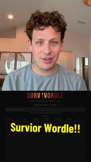 Replying to @No This game was MADE for me 🔥🔥 #survivortok #survivordle