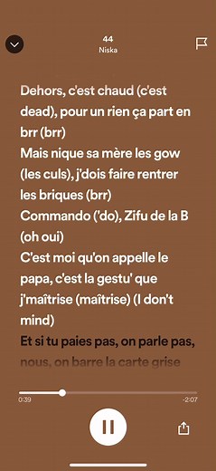 44 - niska #speedsongs #speed #speedup #fr #songs #pourtoi #rap #rapfr #niska