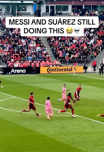 Lionel Messi and Luis Suárez for Inter Miami CF against Toronto FC in the Major League Soccer. ❤️ Messi scores. Suárez assists. #messi #suarez #miami #soccer #football