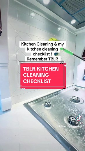 Kitchen cleaning checklist! TBLR Cleaning! #crazycleaninglady222 #justacrazycleaninglady #cleaningchecklist #cleaning #cleaningtiktok #cleaningmotivation #kitchencleaning #cleaningladylife #checklist #cleaningkitchen #cleaningladychecklist #tblrcleaning #TBLR #merryandbright #jinglebells #cleaningtok #cleaningpro #makeitlookeasy