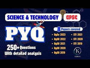 GPSC Science and Technology PYQs | Science & Technology PYQs | વિજ્ઞાન અન ટેકનોલોજી PYQs | Kairos