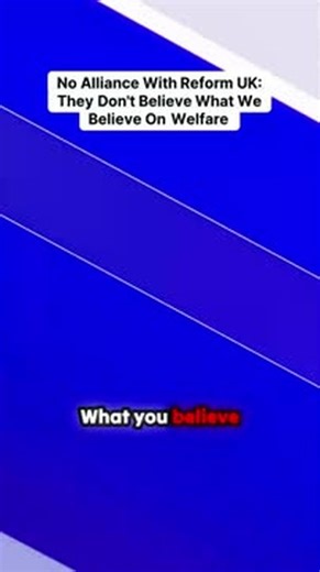Red Blue & You on Instagram: "A fascinating look into the inner workings of Conservative Party strategy! A key figure draws a firm line against any potential coalition with Reform UK, pointing directly to a stark policy divide on welfare. The core disagreement surfaces over the two-child benefit cap—the speaker claims their party stood alone in opposing Reform's reported desire to significantly increase payouts, asserting they are the *only* party championing the working man and woman who feels 