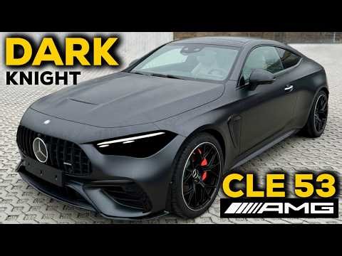 2026 Mercedes-AMG CLE 53 DARK KNIGHT Coupe – BRUTAL Graphite & Beige Spec! Full Review