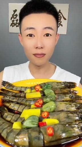 20K views · 565 reactions | Digging into some raw, marinated prawns. Would you try this? | Food Challenge | Facebook
