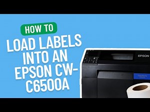 How to Load Labels into an Epson ColorWorks C6500A | Smith Corona Labels