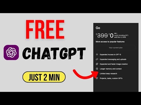 How To Get ChatGPT Pro ( Go ) For Free | Step By Step Guide | Tamil