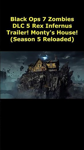 Black Ops 7 Zombies DLC 5 Rex Infernus Gameplay Trailer! Monty's House! BO7 Zombies Season 5 Map!
