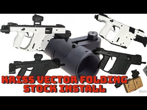 Kriss Vector folding stock adapter Gen 2 Install, unboxing and tips!