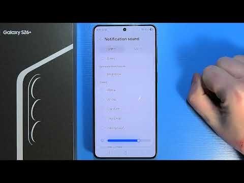 How to Change Notification Sound on Samsung Galaxy S26 Plus