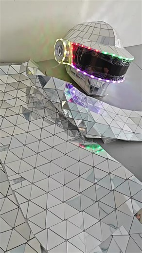 Innovative LED Mirror Man Costumes for Events