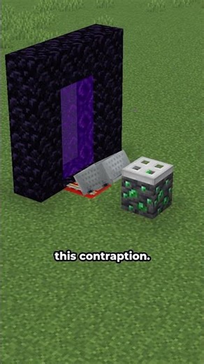 Instant portal with minecarts