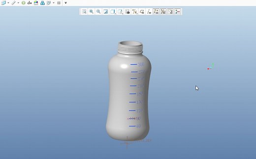 creo 如何测量容积 三维建模 proe视频