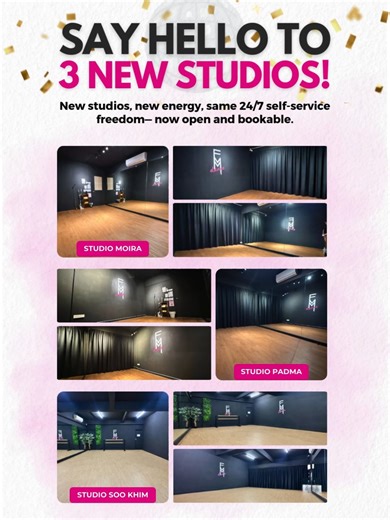 Dance studio rentals starting at just $18/hr! 🤩 Who can say no?! #fyp #dancestudio #sgdancers #sgdance #blackbox