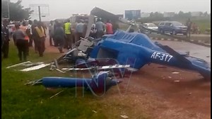 UPDF Helicopter crashes According to Brig Gen Flavia Byekwaso the UPDF spokesperson, the chopper came down immediately after takeoff. It was being piloted by 2 cadet trainees who have been rushed to hospital #NTVNews | NTV Uganda