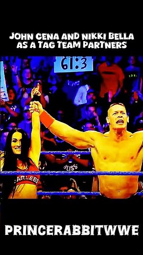 John Cena and Nikki Bella As a tag team partners #johncena #nikkibella #wweshorts #wwefan