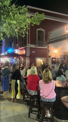 Night life in Olhão Portugal