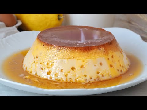 Homemade no-bake egg flan ~ A classic for any bakery