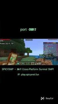 SPICYSMP — 24/7 Cross-Platform Survival SMP! #gamerfleet #minecraft #minecraftpublicsmppe