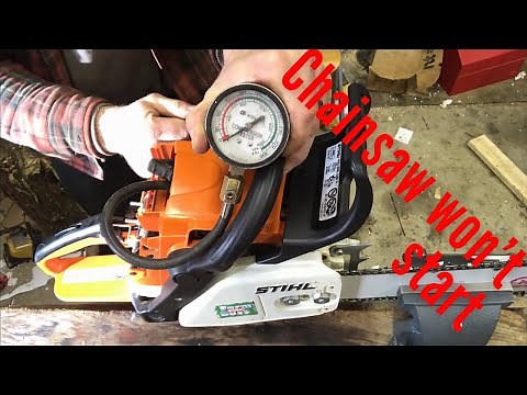 How to fix a chainsaw that won’t start
