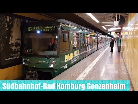 Frankfurter U Bahn - Linie U2 Mitfahrt