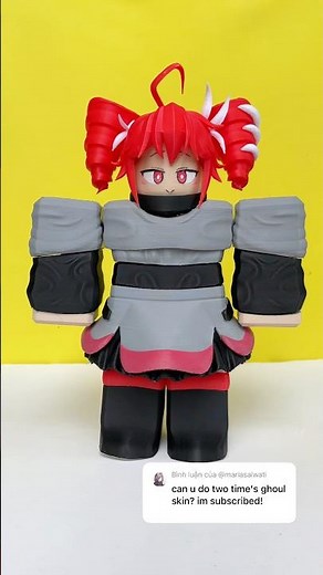 Ghoul two time teto #forsaken #roblox #vocaloid #kasaneteto #twotime #shorts