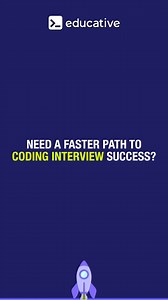 There's no way around it. The quickest route to getting ready for thousands of potential coding interview questions is to master their underlying patterns.  Get hands-on with just a handful of coding interview patterns that you can use to unlock a wide range of coding problems. Prep smarter with our AI-powered lessons and lock down your dream job today: https://educat.tv/3U8U74N #CodingInterview #TechInterview #interviewpreparation | Educative | Facebook
