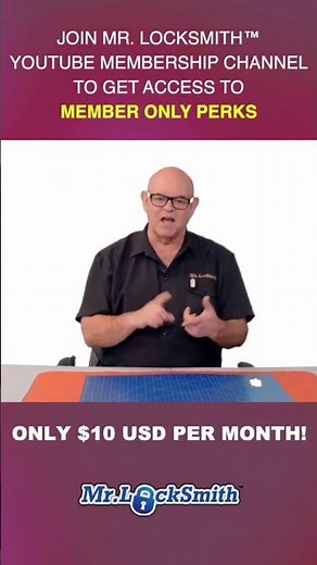 Introducing the YouTube Mr Locksmith Membership Channel: Unlocking Exclusive Content!