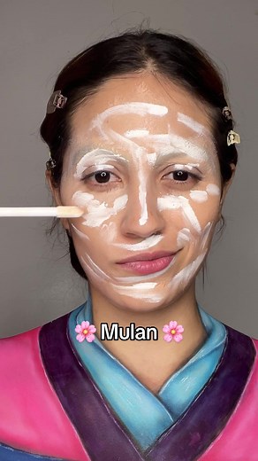El ultimo de mulan 🌸💞 inspiración para este video @Ashlooks #makeupartist #makeuptutorial #mulan #mulanmakeup
