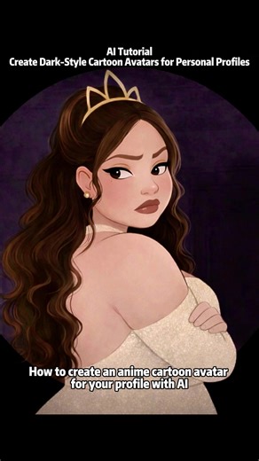 AI Tutorial: Create Dark-Style Cartoon Avatars for Personal Profiles/How to use the Dola app to make such a cartoon creative avatar? PFP with brown hair and green eyes, brown hair and green eyes PFP for girls, PFP with brown hair and hazel eyes, cartoon PFP with brown hair and green eyes, PFP ideas for curvy figures with brown hair and green eyes, PFP with brown hair, PFP with brown hair and brown eyes, PFP for blonde hair and green eyes, brown hair PFP for girls with green eyes, PFP with black 