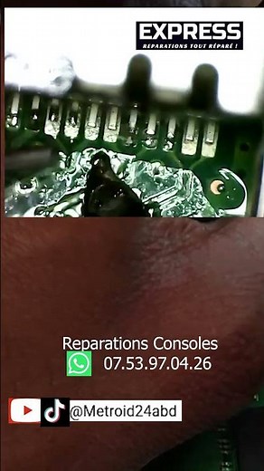 Réparation PS4 : port HDMI HS, microsoudure + nettoyage 🔧💿🔥