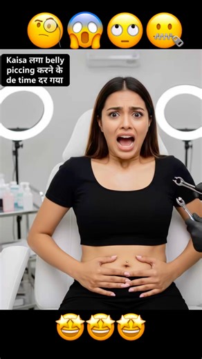 😧Kaisa लगा belly piccing करने के de time दर गया 🤠#butterflytattoo #piccing #tattooartist