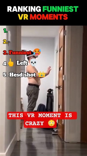 Ranking Funniest VR Moments 😂🎮 | #Shorts
