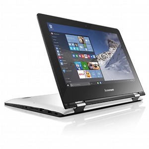 Lenovo Yoga 300-11IBR Laptop – Celeron 1.6GHz 2GB 32GB Shared Win10 11.6inch HD White