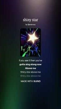 shiny star #music #song