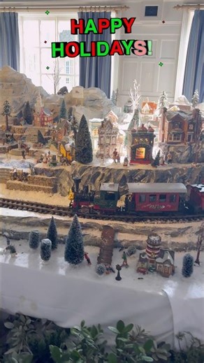 🎄 Disney’s Yacht Club Train Display during the Holidays is pure Christmas charm All aboard 🚂 #train