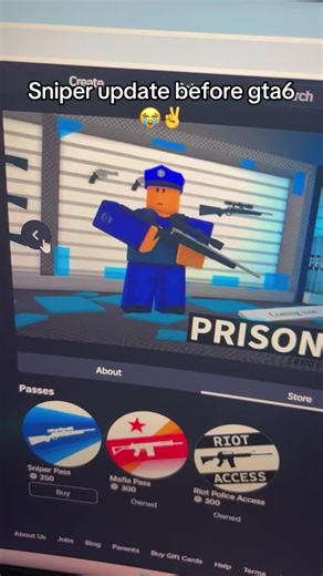 #roblox #fyp #gta6 #prisonlife | roblox
