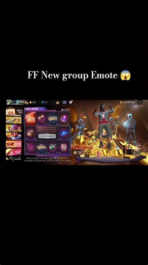 FF New group Emote 😱#freefire #gammingclips