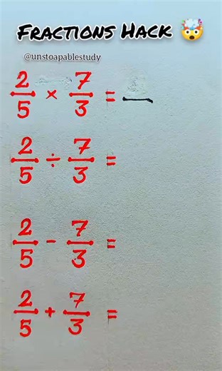 62K views · 872 reactions | Master Fractions Easily | Simple Math Guide #fblifestyle #unstoapablestudy #learnfractions #unstoapablestudy0111 #mathematics #fractions #FractionsAndDecimals | Unstoapablestudy0111 | Facebook