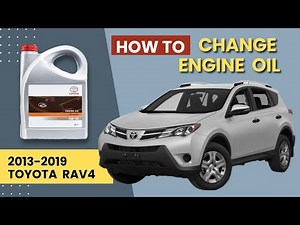 How to change the engine oil | Toyota RAV4 2013-2019 Diesel | DIY guide