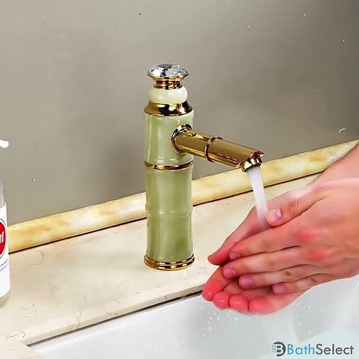 BathSelect Golden Spout Sensor Faucet™