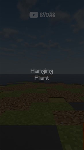 Minecraft Hanging Plant 🌳 #Minecraft #minecrafttutorial #minecraftbuild #minecraftbuilding #minecraftideas #minecrafter #fyp